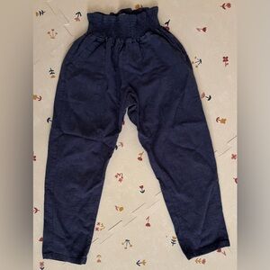 Emme Navy Transitional Linen Pants